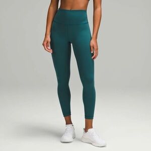 ❤️SOLD❤️ Lululemon storm teal High-Waisted Teal Leggings
